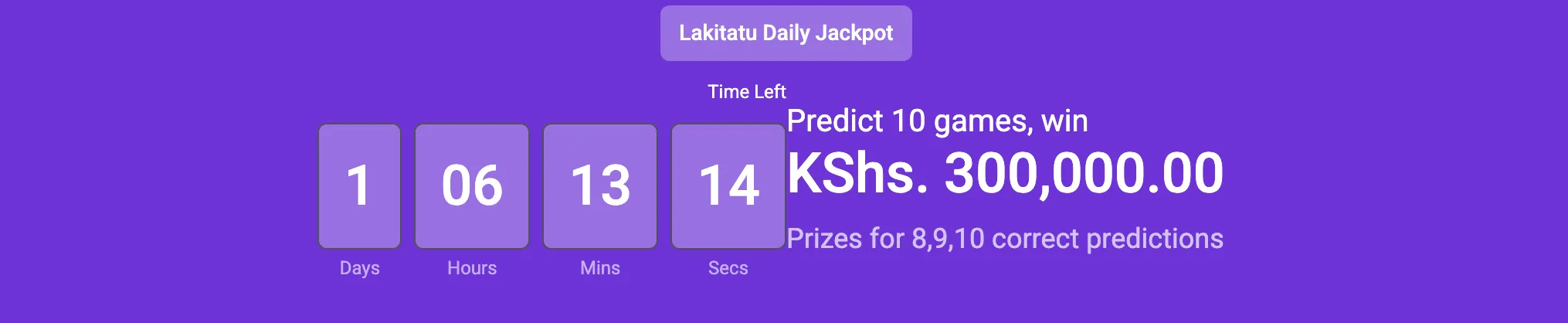 Odibet Kenya jackpot games with big win opportunities